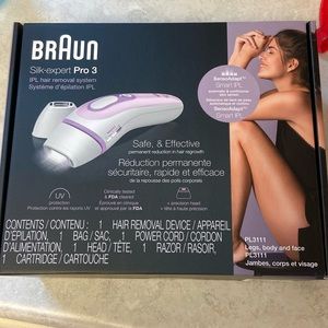NWOT Braun pro 3 IPL laser hair removal